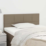Vidaxl hoofdbord 100x5x78 88 cm stof taupe