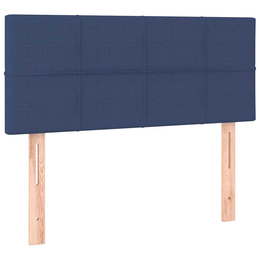 Vidaxl hoofdbord 100x5x78 88 cm stof blauw