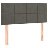 Vidaxl hoofdbord 100x5x78 88 cm fluweel donkergrijs
