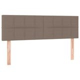 Vidaxl hoofdborden 2 st 72x5x78 88 cm stof taupe