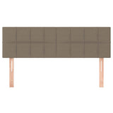 Vidaxl hoofdborden 2 st 72x5x78 88 cm stof taupe