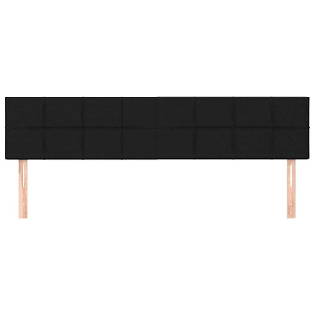 Vidaxl hoofdborden 2 st 90x5x78 88 cm stof zwart