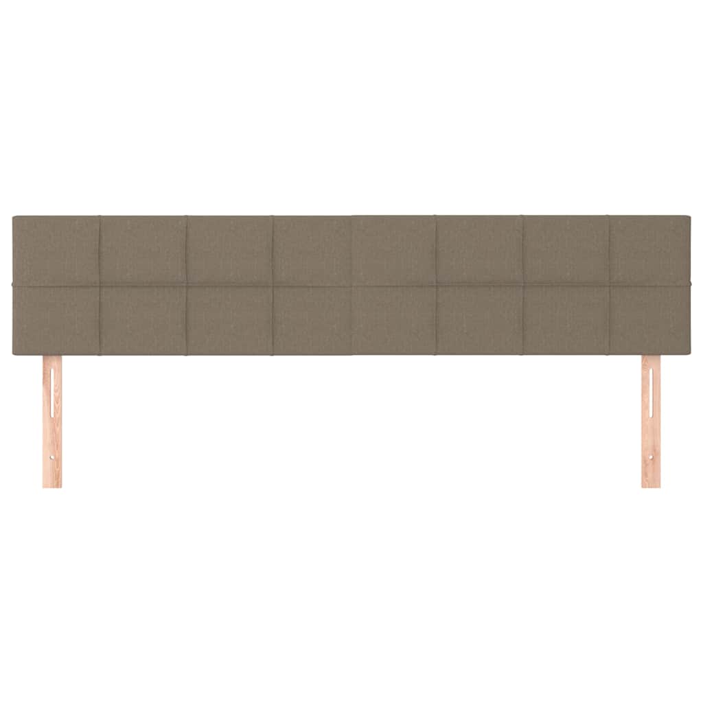Vidaxl hoofdborden 2 st 90x5x78 88 cm stof taupe
