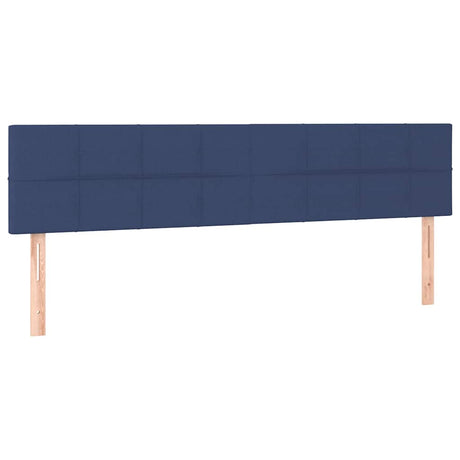 Vidaxl hoofdborden 2 st 90x5x78 88 cm stof blauw