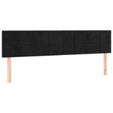 Vidaxl hoofdborden 2 st 90x5x78 88 cm fluweel zwart