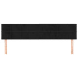 Vidaxl hoofdborden 2 st 90x5x78 88 cm fluweel zwart