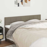 Vidaxl hoofdborden 2 st 100x5x78 88 cm stof taupe