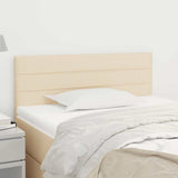 Vidaxl hoofdbord 80x5x78 88 cm stof crèmekleurig