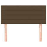 Vidaxl hoofdbord 90x5x78 88 cm stof donkerbruin
