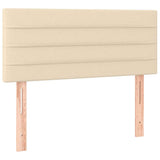 Vidaxl hoofdbord 90x5x78 88 cm stof crèmekleurig