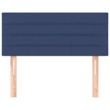 Vidaxl hoofdbord 90x5x78 88 cm stof blauw