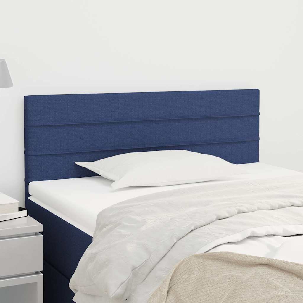 Vidaxl hoofdbord 90x5x78 88 cm stof blauw