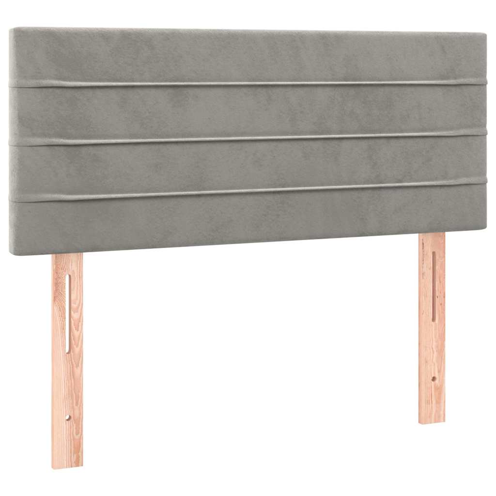 Vidaxl hoofdbord 90x5x78 88 cm fluweel lichtgrijs