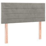 Vidaxl hoofdbord 90x5x78 88 cm fluweel lichtgrijs