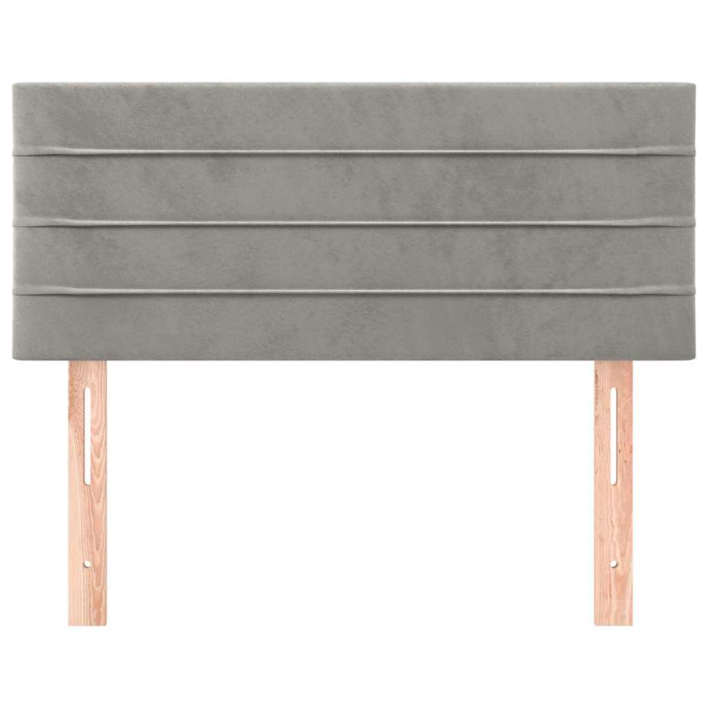 Vidaxl hoofdbord 90x5x78 88 cm fluweel lichtgrijs