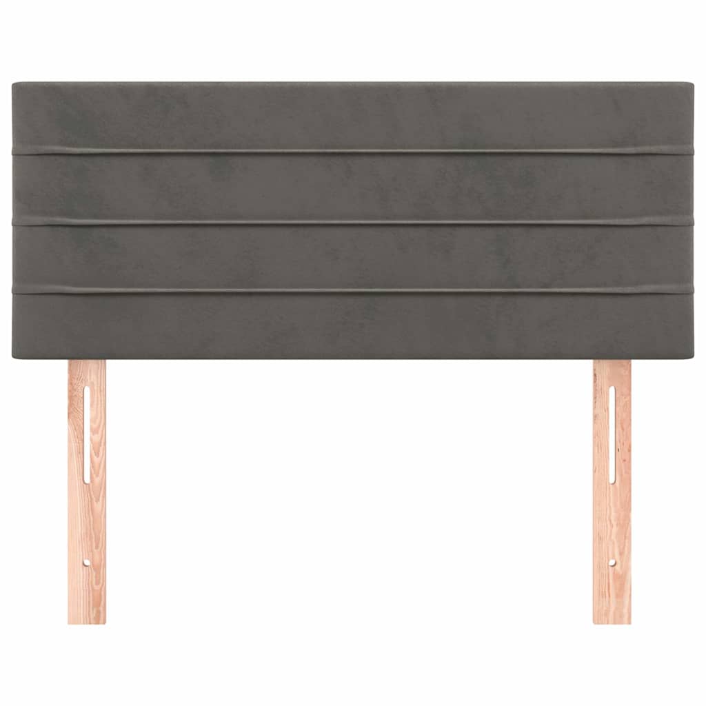 Vidaxl hoofdbord 90x5x78 88 cm fluweel donkergrijs