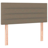 Vidaxl hoofdbord 100x5x78 88 cm stof taupe