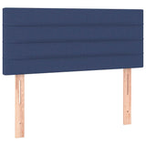 Vidaxl hoofdbord 100x5x78 88 cm stof blauw