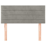 Vidaxl hoofdbord 100x5x78 88 cm fluweel lichtgrijs