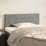 Vidaxl hoofdbord 100x5x78 88 cm fluweel lichtgrijs
