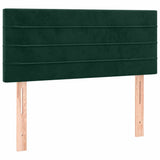Vidaxl hoofdbord 100x5x78 88 cm fluweel donkergroen