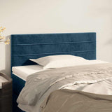 Vidaxl hoofdbord 100x5x78 88 cm fluweel donkerblauw