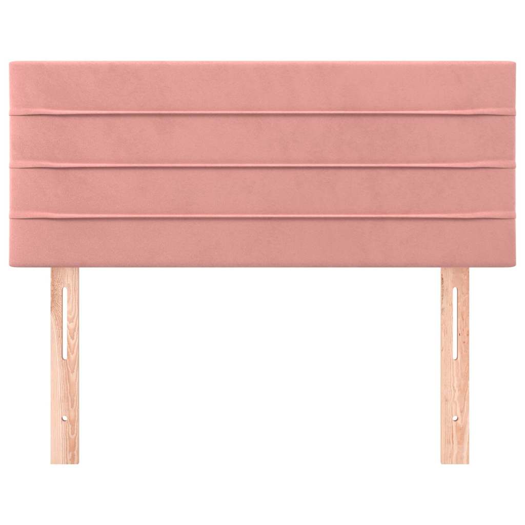 Vidaxl hoofdbord 100x5x78 88 cm fluweel roze