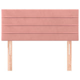 Vidaxl hoofdbord 100x5x78 88 cm fluweel roze
