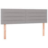 Vidaxl hoofdborden 2 st 72x5x78 88 cm stof lichtgrijs