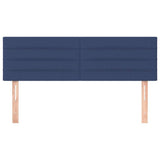 Vidaxl hoofdborden 2 st 72x5x78 88 cm stof blauw