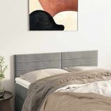 Vidaxl hoofdborden 2 st 72x5x78 88 cm fluweel lichtgrijs