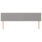 Vidaxl hoofdborden 2 st 80x5x78 88 cm stof lichtgrijs