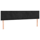Vidaxl hoofdborden 2 st 80x5x78 88 cm fluweel zwart