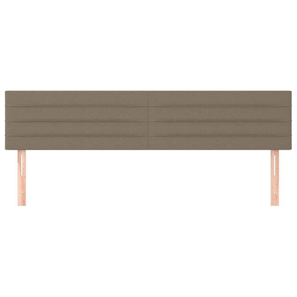 Vidaxl hoofdborden 2 st 90x5x78 88 cm stof taupe