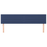 Vidaxl hoofdborden 2 st 90x5x78 88 cm stof blauw