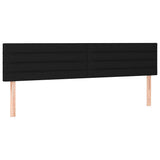 Vidaxl hoofdborden 2 st 100x5x78 88 cm stof zwart
