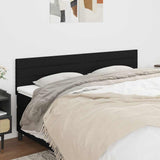 Vidaxl hoofdborden 2 st 100x5x78 88 cm stof zwart
