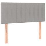 Vidaxl hoofdbord 80x5x78 88 cm stof lichtgrijs