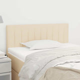 Vidaxl hoofdbord 80x5x78 88 cm stof crèmekleurig