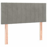 Vidaxl hoofdbord 80x5x78 88 cm fluweel lichtgrijs