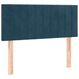 Vidaxl hoofdbord 80x5x78 88 cm fluweel donkerblauw