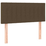 Vidaxl hoofdbord 90x5x78 88 cm stof donkerbruin