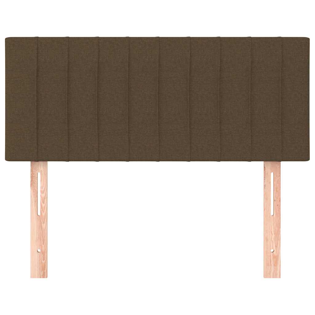 Vidaxl hoofdbord 90x5x78 88 cm stof donkerbruin