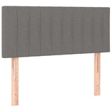 Vidaxl hoofdbord 100x5x78 88 cm stof donkergrijs