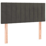Vidaxl hoofdbord 100x5x78 88 cm fluweel donkergrijs