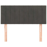 Vidaxl hoofdbord 100x5x78 88 cm fluweel donkergrijs