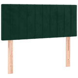 Vidaxl hoofdbord 100x5x78 88 cm fluweel donkergroen