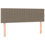 Vidaxl hoofdborden 2 st 72x5x78 88 cm stof taupe