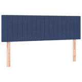 Vidaxl hoofdborden 2 st 72x5x78 88 cm stof blauw