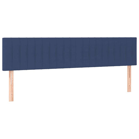 Vidaxl hoofdborden 2 st 90x5x78 88 cm stof blauw